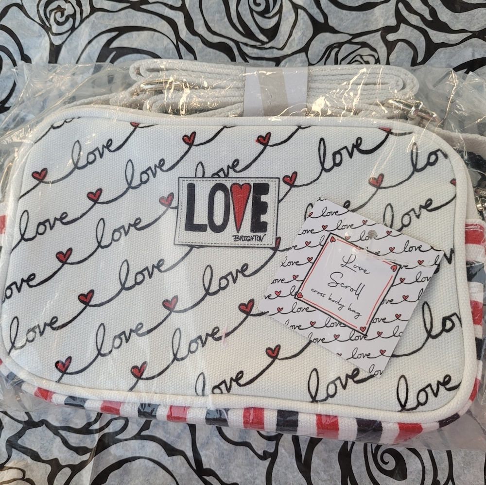 NWT Brighton Love Scroll Crossbody bag